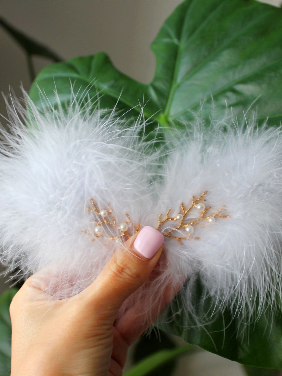 Как сделать украшение для волос из перьев своими руками