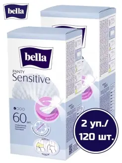 Прокладки ежедневные Panty sensitive 60 шт. х 2 уп. белла