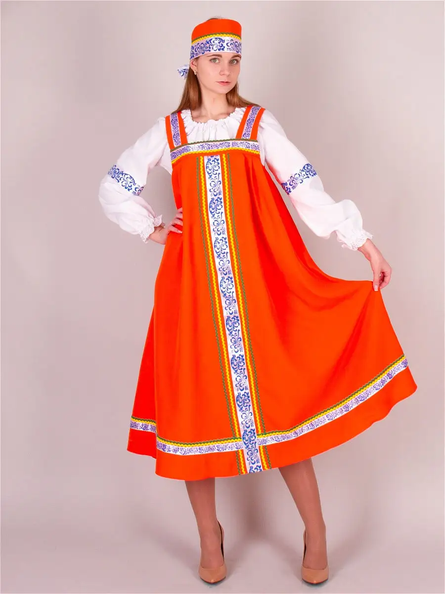Русские народные сарафаны для полных женщин