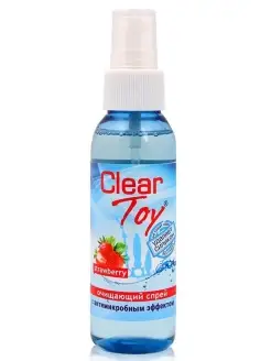 CLEAR TOY STRAWBERRY очищающий спрей для секс-игрушек, 100мл