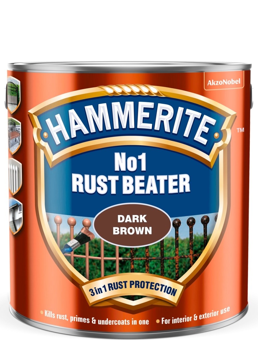 Hammerite rust beater коричневый (120) фото