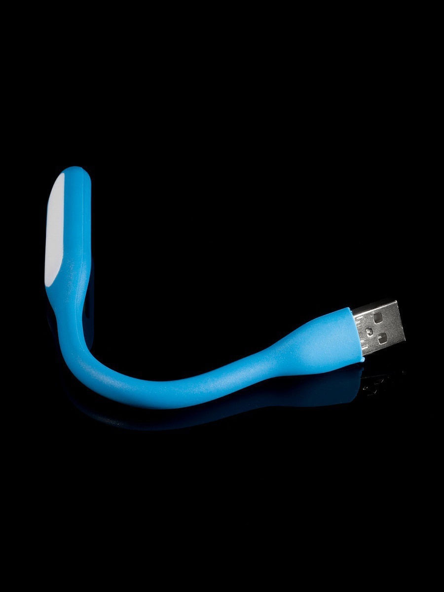 Usb светильник. USB-лампа 9736313 Blue. Гибкая флешка.