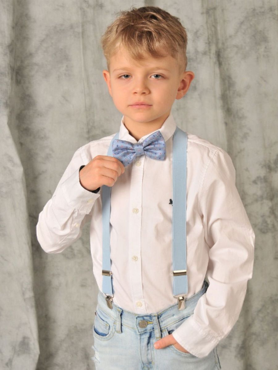 Пояс-кушак и галстук-бабочка для мальчика