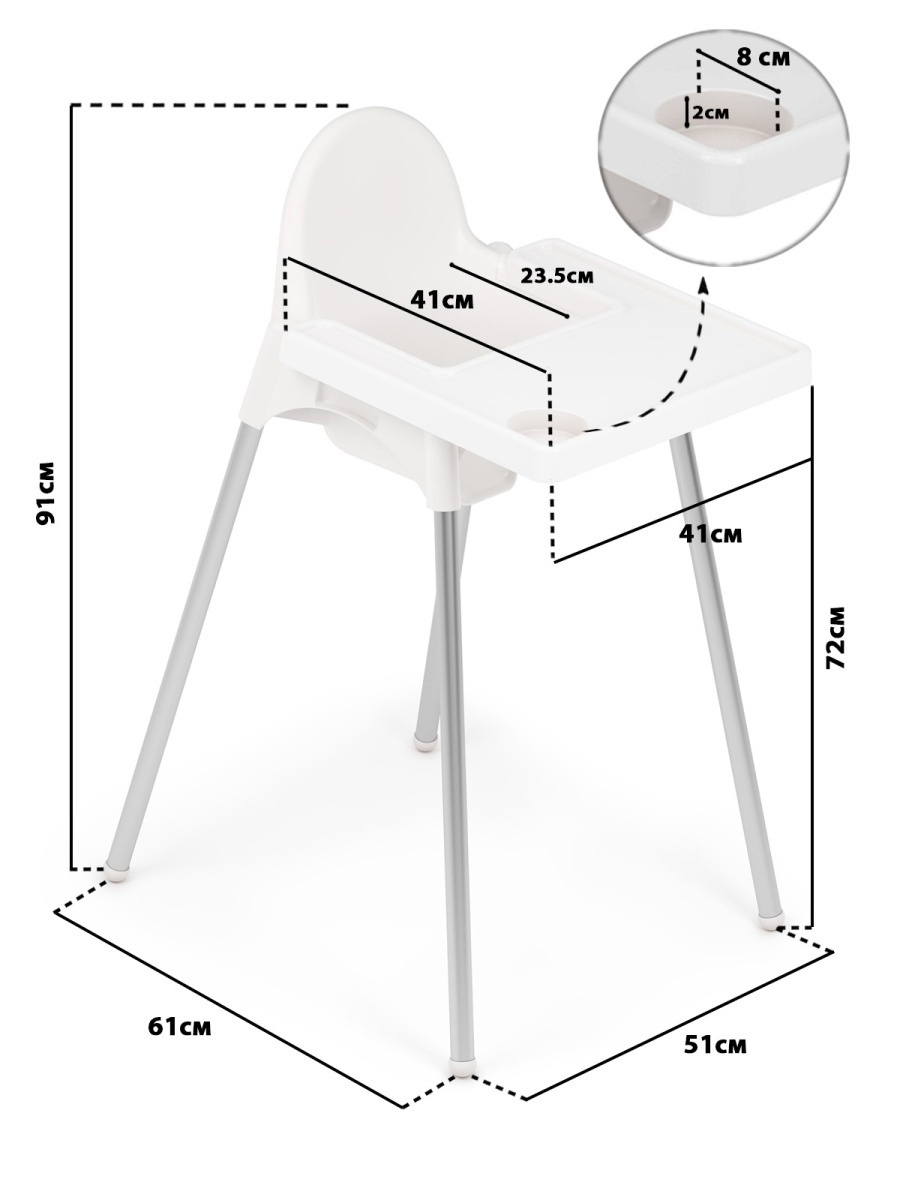 Подножка для стульчика ikea antilop