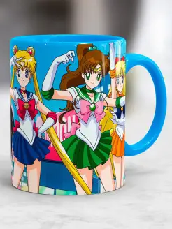 Кружка Сейлор Мун, Sailor Moon, Марс, Венера, Меркурий