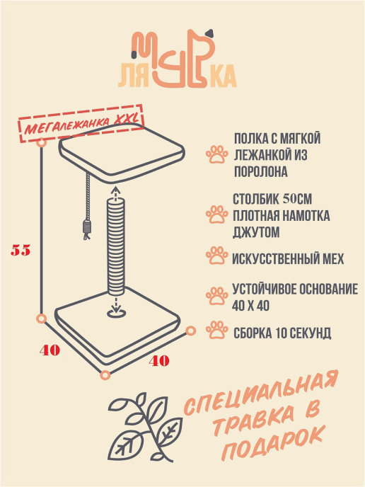 Технологическая карта когтеточки