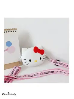 Силиконовая сумка Детская через плечо Hello Kitty