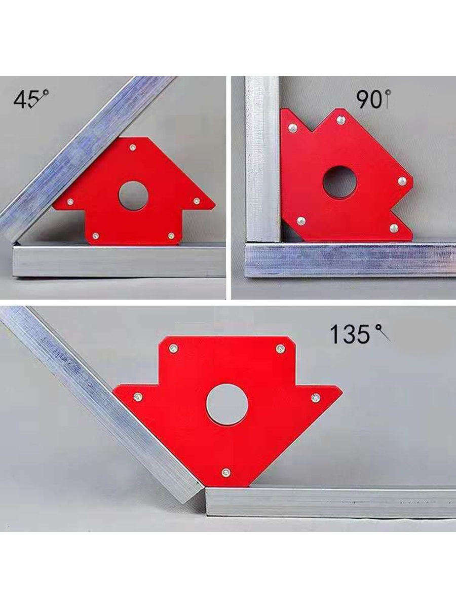 Магнитный уголок для сварки. Магнитный уголок для сварки 45,90,135гр. До 11,3кг. 45-90-135-11. Магнитный угольник. Угольник для сварки.