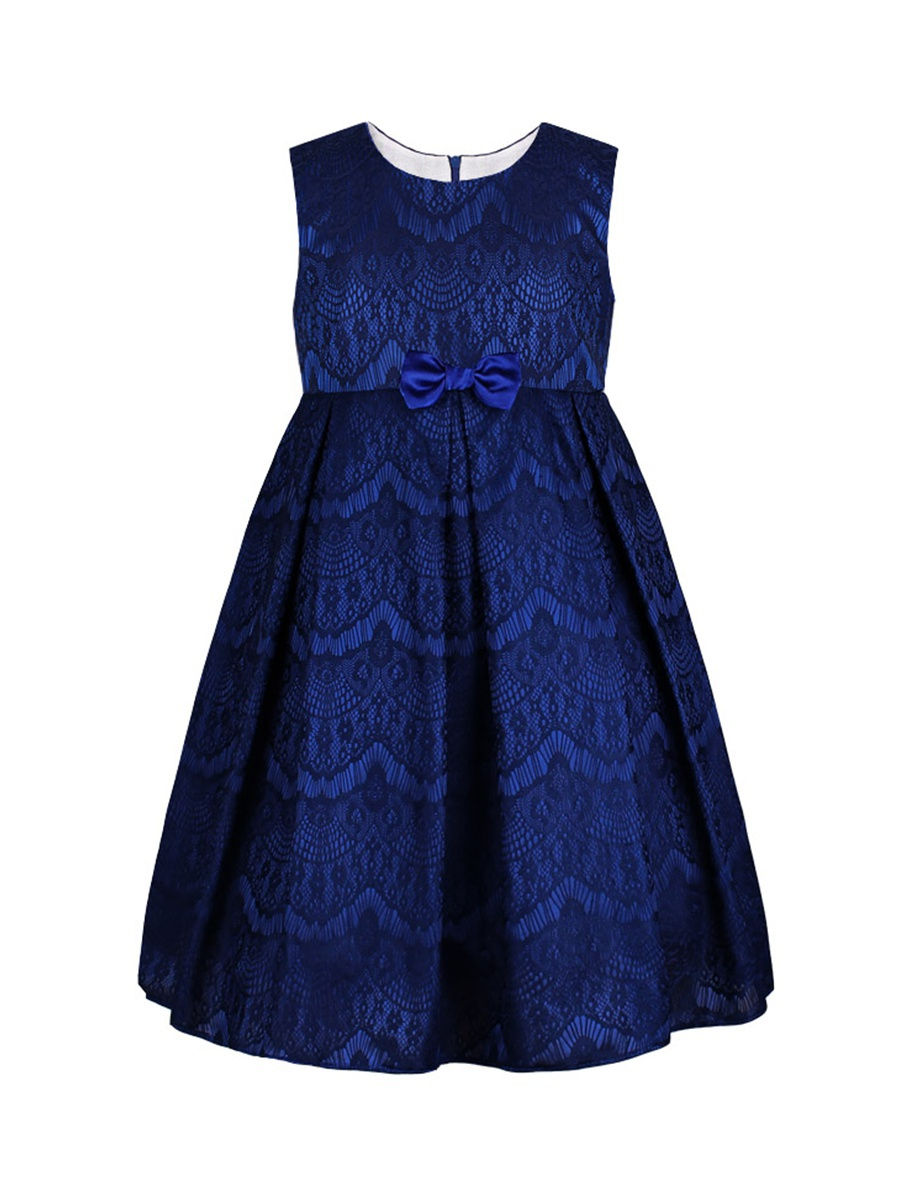 Синее платье для девочки