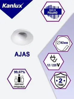 Светильник точечный AJAS DSO-W