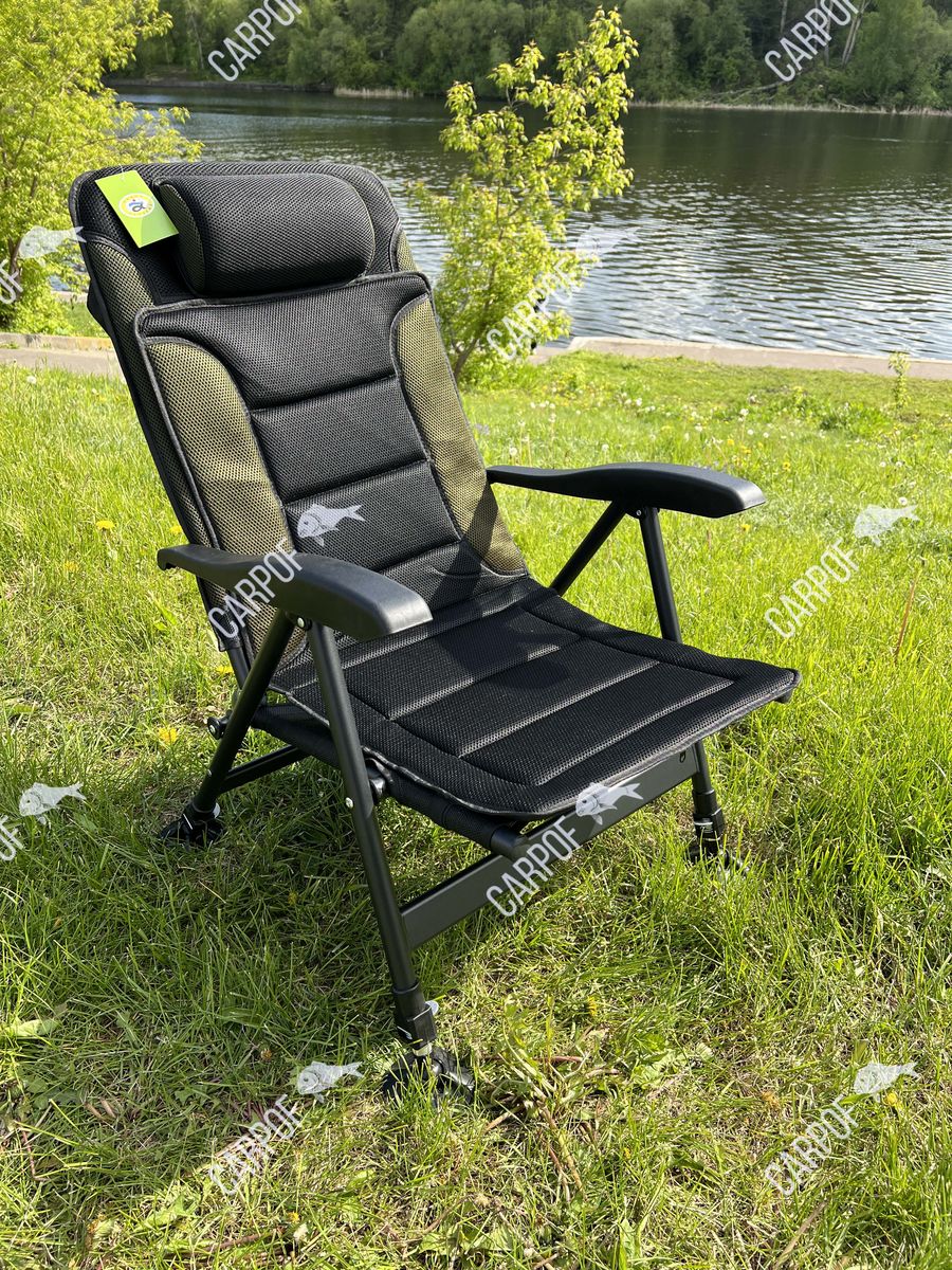 Рыболовный стул с регулируемыми ножками и спинкой - 90 фото