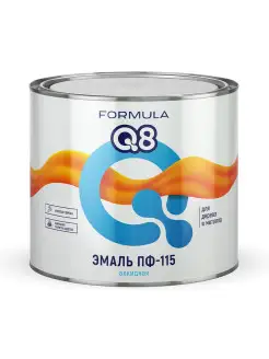 Эмаль пф-115 салатная 1,9 кг "Formula Q8"