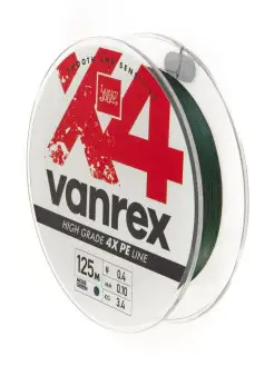 Леска плетеная шнур Vanrex х4 BRAID Moss Green 125