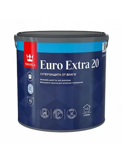 Краска Euro Extra-20 (Евро-20) 2,7л белый (база А)