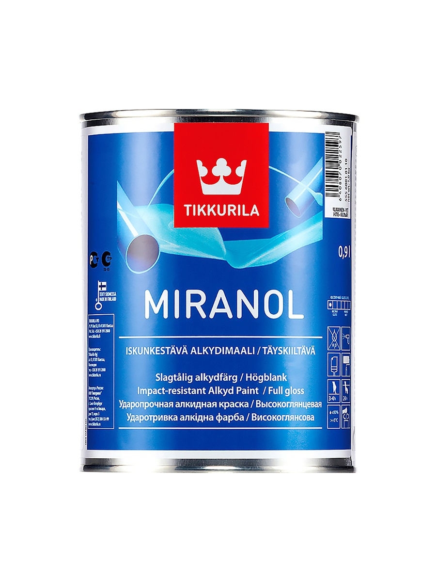 Алкидная краска. Tikkurila Miranol. Тиккурила Миранол kulta Gold 100г. Эмаль Tikkurila Miranol c тиксотропная 2,7л. Миранол Тиккурила маленькая баночка.