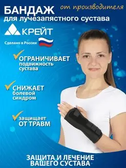 Бандаж на лучезапястный сустав