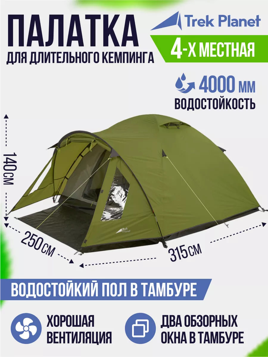 Трек Планет Палатки Тампа 4 Купить
