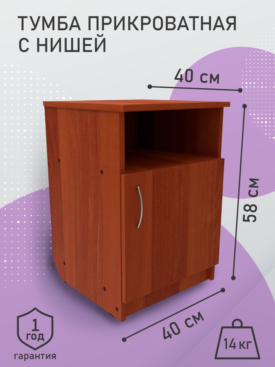 Тумба прикроватная 400х400х580 мм