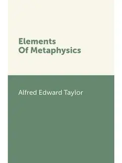 Elements Of Metaphysics