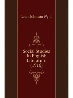 Social Studies In English Literature