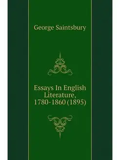 Essays In English Literature, 1780-18