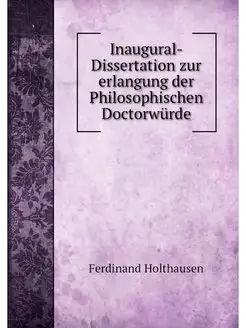 Inaugural-Dissertation zur erlangung