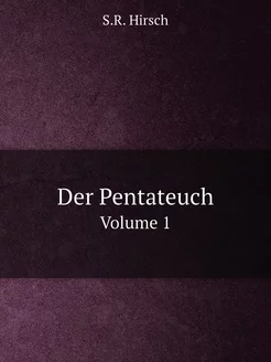 Der Pentateuch. Volume 1