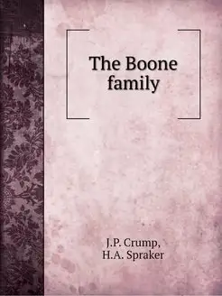 The Boone family