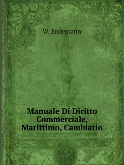 Manuale Di Diritto Commerciale, Marit