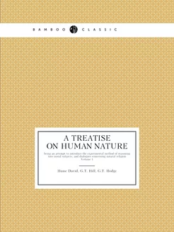 A treatise on human nature. being an