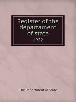 Register of the departament of state