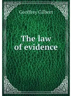 The law of evidence