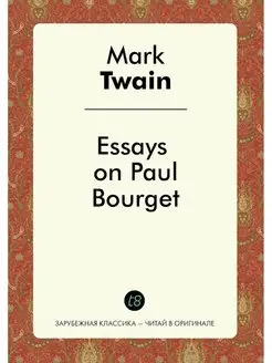 Essays on Paul Bourget