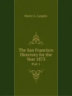 The San Francisco Directory for the Y