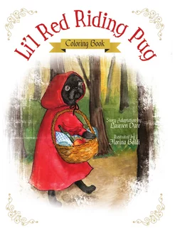 Li'l Red Riding Pug - Coloring Book