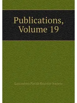 Publications, Volume 19