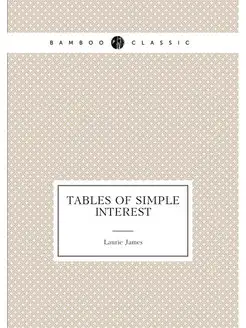 Tables of Simple Interest