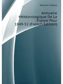 Annuaire Meteorologique De La France