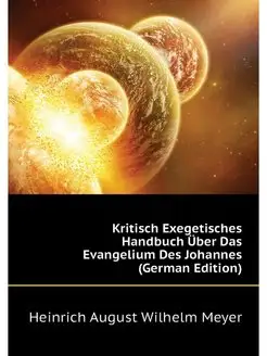 Kritisch Exegetisches Handbuch Uber D