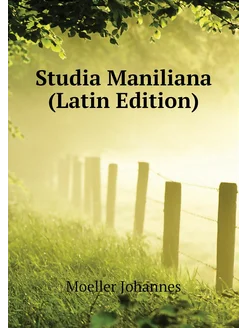 Studia Maniliana (Latin Edition)