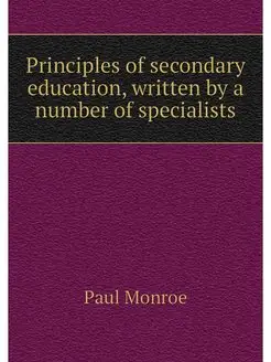 Principles of secondary education, wr