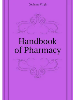 Handbook of Pharmacy