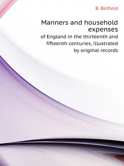 Manners and household expenses. of En