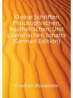 Kleine Schriften Philosophischen, Aes