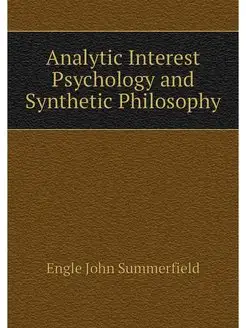 Analytic Interest Psychology and Synt