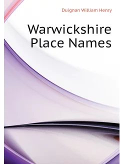 Warwickshire Place Names