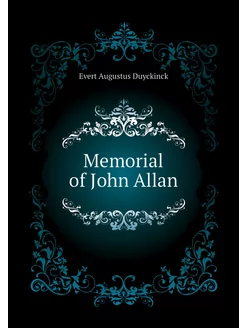 Memorial of John Allan