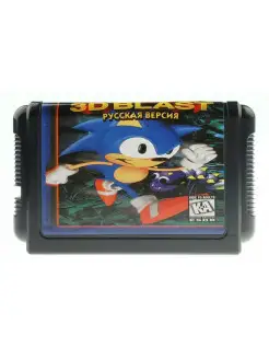 Игровой картридж Сега 16 бит Sonic V-3D Blast