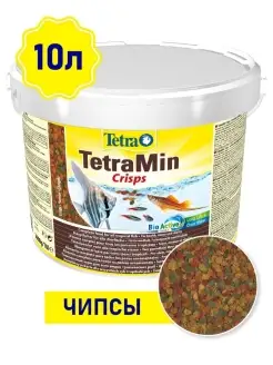 TetraMin Crisps корм для рыб аквариумных 10 л