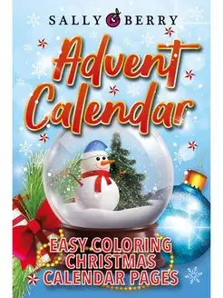 Advent Calendar Coloring Book. Адвент